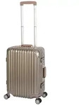 Travelhouse - London - Handgep&auml;ck Koffer Trolley S -gold - Alu-Polycarbonat -