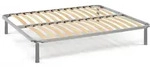 Italienisches Doppelbett Marella 180x200 cm, Grau