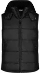 Modische Steppweste mit abnehmbarer Kapuze black, Gr. S - Schwarz - S