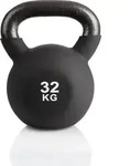 Kettlebell, Kugelhantel, Kugelgewicht, Kraftsport, Hantel, Fitness 32 kg Schwarz