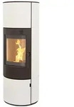 Kaminofen M&uuml;nchen XL Stahl creme wei&szlig;