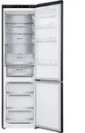 LG GBV7280AEV, 387 l, T, 12 kg/24h, A, Fresh Zone Fach, Schwarz - Schwarz