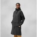 Fj&auml;llr&auml;ven FJ&Auml;LLR&Auml;VEN Vardag Rain Parka W Schwarz Schwarz L - Schwarz - L