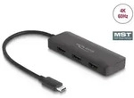 DeLOCK USB Type-C Splitter (DP Alt Mode) zu 3 x HDMI MST 4K 60 Hz, USB Typ-C, 3840 x