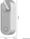 Yale Intelligente Schloss, Linus Smart Lock L2, Silber, Schl&uuml;sselloser, Elektrisches