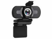 Tellur Full-HD-Webcam, 2 MP, Autofokus, Mikrofon, schwarz