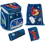 scooli EasyFit Schulranzen Set 5-tlg. Avengers - Blau/Rot/Gelb
