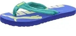Puma Kinder-Badepantolette Epic Flip v2 PS Blau-Gr&uuml;n, Farbe:blau, EU...