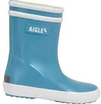 AIGLE Kinderstiefel Aigle Baby-Flac 2 hellblau/wei&szlig; Gr&ouml;&szlig;e - 19