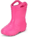 Ladeheid Kinder M&auml;dchen Jungen federleichte Eva Gummistiefel KL051-S (Rosa, 28...