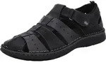 Rohde Herren Leder Klettverschluss Slipper Halbschuhe Prato 6040, Gr&ouml;&szlig;e:42 EU,