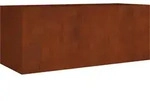 vidaXL Hochbeet 200x80x80 cm Cortenstahl - Braun