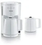 Severin KA 9309, Filterkaffeemaschine, 1 l, Gemahlener Kaffee, 1000 W, Wei&szlig; -...