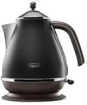 DeLonghi KBOV2001.BK Iconia Vintage Wasserkocher schwarz - Schwarz