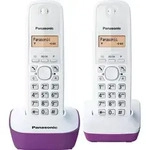 Panasonic KX-TG1612 Schnurlostelefon, Rufnummernanzeige, 15h Sprechzeit, 7 Tage