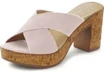LASCANA Pantolette Sommerschuh, offener Schuh, Sandalette, Mule, ros&eacute; Gr&ouml;&szlig;e 37 -