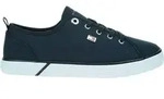 Tommy Hilfiger Vulc Canvas Leinenschuh Blau - Dunkelblau - 36