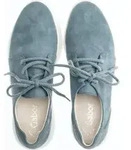 Gabor Damen Schn&uuml;rschuhe sportlich blau Gr. 41/2 - Beige - 37,5