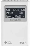 Sangean DPR-39, Tragbar, DAB+, FM, 87,5 - 108 MHz, CT, PS, PTY, RT, LCD, Wei&szlig; -