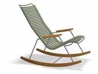 Houe CLICK Rocking Chair mit Bamubsarmlehnen Olive green