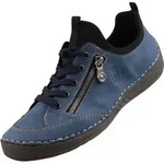 Rieker sportlicher Schn&uuml;rer Blau - Blau - 36