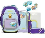 ergobag pack Schulrucksack-Set TauchB&auml;r Special Edition 2024 - Hellblau