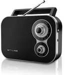 Muse M-051 R, Tragbar, Digital, FM, MW, Schwarz, Drehregler, 1,5 V - Schwarz