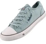 Dockers by Gerli Leinen Slipper/Kletthalbschuh 42VE201-700620 - Blau - 36