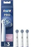 3x ORAL-B EB60X Sensitive PRO B&uuml;rstenkopf - Wei&szlig;