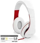 FANTEC SHP-250AJ Stereo HiFi Kopfh&ouml;rer, on Ear, bassstark, Wei&szlig;/Rot - Rot/Wei&szlig;
