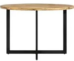 vidaXL Esstisch 110x75 cm Massivholz Mango - Braun