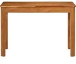 vidaXL Esstisch 110x55x76 cm Massivholz Akazie - Braun