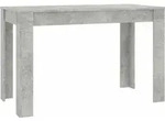 vidaXL Esstisch Betongrau 120x60x76 cm Holzwerkstoff - Grau