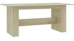 vidaXL Esstisch Sonoma-Eiche 180x90x76 cm Holzwerkstoff - Braun