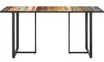 vidaXL Esstisch 160 cm Altholz Massiv - Braun