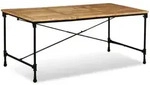 vidaXL Esstisch Massivholz Mango 180 cm - Braun