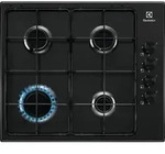 Electrolux KGS6404B, Schwarz, Integriert, 60 cm, Gaskochfeld, 4 Zone(n), 4 Zone(n) -