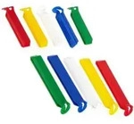 Fackelmann 57010 Verschluss-Clips Aroma Set 10 tlg - Wei&szlig;/Blau/Gelb/Gr&uuml;n/Rot