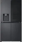 LG GMG960EVEE, Freistehend, French door, Schwarz, Tasten, Ber&uuml;hrung, LED, Innen -