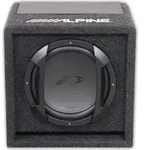 Alpine SWE-815, 100 W, Aktiver Subwoofer, 34 - 1500 Hz, 300 W, 91 dB, 4 Ohm -...