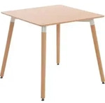 CLP K&uuml;chentisch Viborg natur Gr&ouml;&szlig;e 80 cm Gr&ouml;&szlig;e 80 cm - Braun
