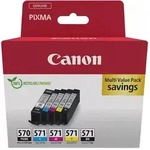 Canon PGI-570/CLI-571 PGBK/C/M/Y/BK Multipack, Schwarz, Cyan, Magenta, Gelb, 5
