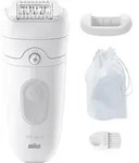 Braun Silk-&eacute;pil 5 5-011, Wei&szlig;, MicroGrip, 0,5 mm, Akku, Deutschland - Wei&szlig;