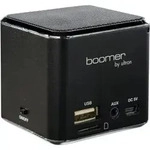 Ultron Boomer cube Pro, 6W, verkabelt, Kubus, Braun, Aluminium, microSD...