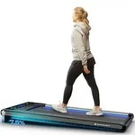 Sportstech Laufband sWalk_GR | LED-Feedback | 1-8 km/h Geschwindigkeit - Grau