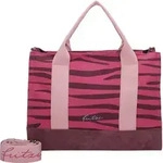 Fritzi aus Preu&szlig;en Canvas Handtasche 40 cm - Dunkelrot