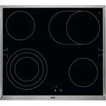 AEG HE604070XB Elektro-Kochfeld 60 cm, schwarz, herdgebunden - Glaskeramik mit
