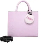 BUFFALO Handtasche Umh&auml;ngetasche Ostrich Big Boxy Collection Shopper Lavender
