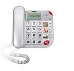 Brondi Super Bravo PLUS Telefon, Rufnummernanzeige, Freisprechfunktion - Wei&szlig;