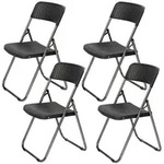 4er Set klappst&uuml;hle Rattan-Optik Campingstuhl Balkon Gartenstuhl bis 200 KG -